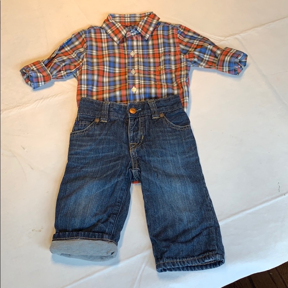 Fall Gap boys outfit size 6-12 months